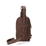 Xiao.p Crazy Horse Leather Crossbody Bag Chest Messenger Shoulder Travel