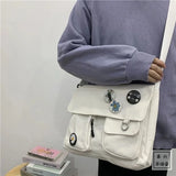Xierya Women Shoulder Bag Canvas Messenger Bag Youth Ladies Student