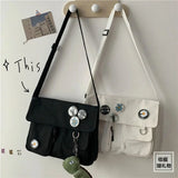 Xierya Women Shoulder Bag Canvas Messenger Bag Youth Ladies Student