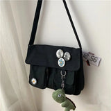 Xierya Women Shoulder Bag Canvas Messenger Bag Youth Ladies Student