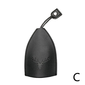 Christmas Elk Pull Type Key Bag PU Leather Key Wallets