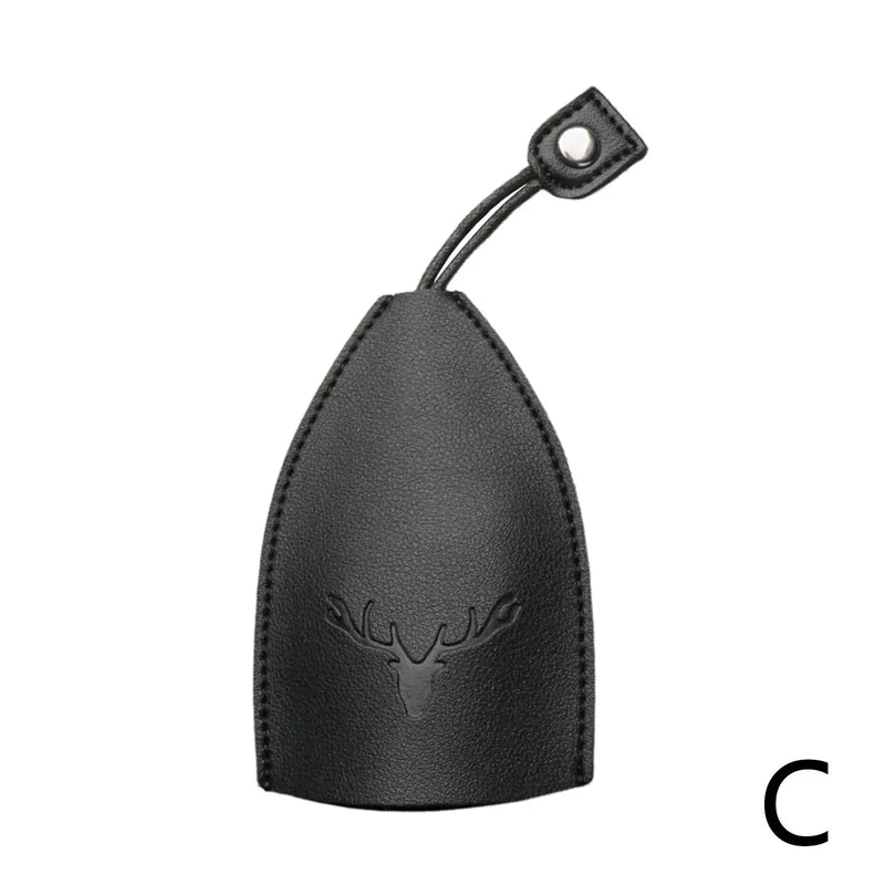 Christmas Elk Pull Type Key Bag PU Leather Key Wallets