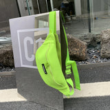 Colorful Bucke Straps Shoulder Bag Casual Travel Waist Bag