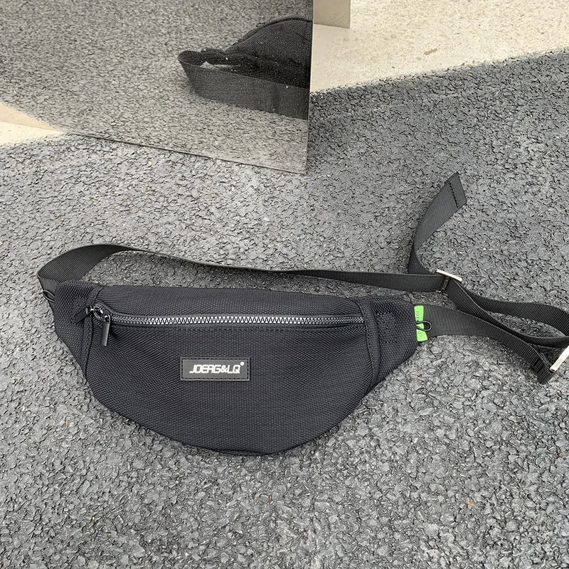 Colorful Bucke Straps Shoulder Bag Casual Travel Waist Bag