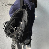 Techwear Backpack with Large Capacity Drawstring Pockets
