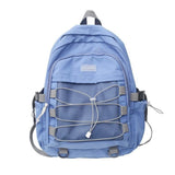 Techwear Backpack with Large Capacity Drawstring Pockets