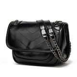 Y10 Casual Chain Shoulder Bag Wild Net Red Small Square Bag