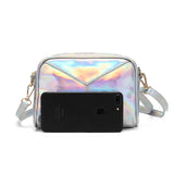 Y10 Women Shoulder Bags Holographic Evening Handbags Messenger Bag