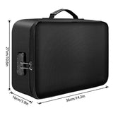 Y166 Document Organizer Bag 4-Layer Large Space Fireproof Zipper