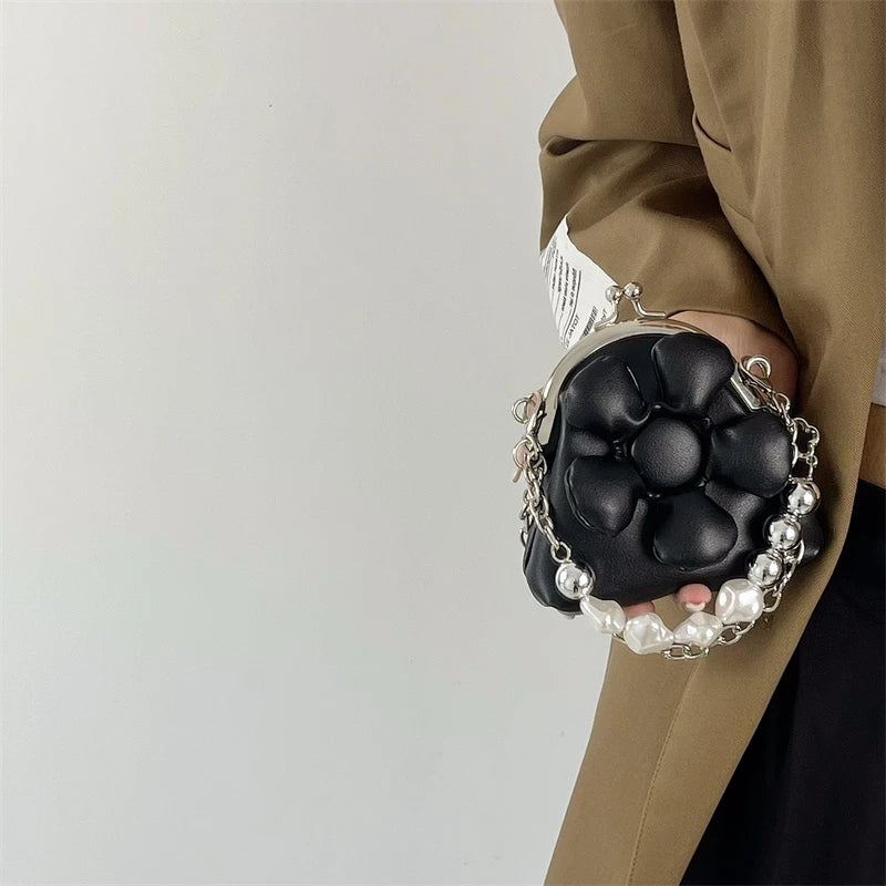 Y2K Flower Bag Gothic Punk Mini Crossbody Hot Messenger Bag