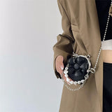Y2K Flower Bag Gothic Punk Mini Crossbody Hot Messenger Bag