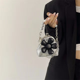 Y2K Flower Bag Gothic Punk Mini Crossbody Hot Messenger Bag