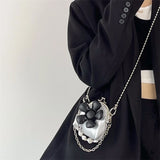 Y2K Flower Bag Gothic Punk Mini Crossbody Hot Messenger Bag