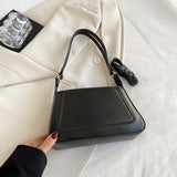 Y2K Style Bling Bling Leather Small Shoulder Side Bags for Women