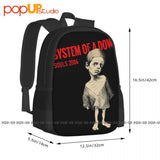Y2K System Of A Down Souls 2004 Large Capacity Gym Tote Bag