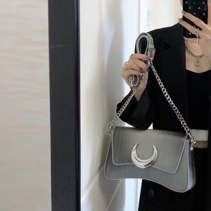 Y2K Messenger Bag Magic Moon Bags 5D Gradient Technology