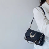 Y2K Messenger Bag Magic Moon Bags 5D Gradient Technology