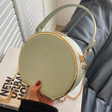 Y2k Chain Tote Box Bag - PU Leather Women Handbag