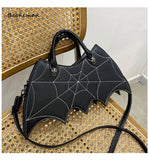 Y2k Dark Cobwebs Tote Handbag Shoulder bag Women Casual Tote Solid Shopping