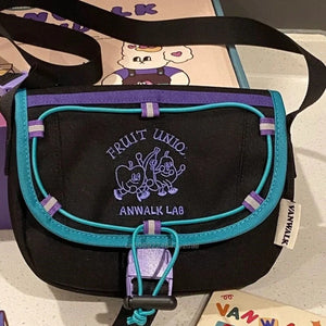 Y2k Girl Vintage Embroidery Shoulder Bags Women Harajuku Street Style