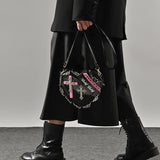 Y2k Hot Girls Shoulder Bag Heart Shaped Crossbody Tote Purse
