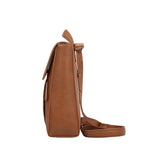Vintage Preppy Women Backpack PU Leather Girls Rucksack