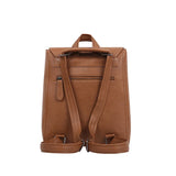 Vintage Preppy Women Backpack PU Leather Girls Rucksack