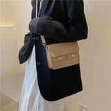 Vintage PU Leather Shoulder Bag Small Square Crossbody Messenger Bag