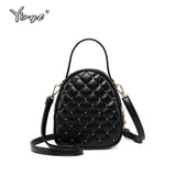 Women's Diamond Lattice Satchel Crossbody Bag