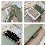 Chain Wide Shoulder Strap Crossbody Messenger Bag