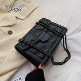 Retro Rivet Small Messenger Bag Winter PU Leather Clutch