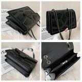 Retro Rivet Small Messenger Bag Winter PU Leather Clutch
