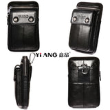 Men's Leather Waist Bag Fanny Pack Shoulder Chest Pouch
