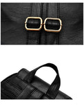 Women Backpack High Youth Leather Backpacks for Teenage Girls Female School