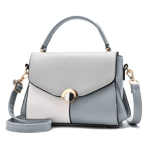 Women PU Leather Shoulder Messenger Bag Top-Handle Small Bag