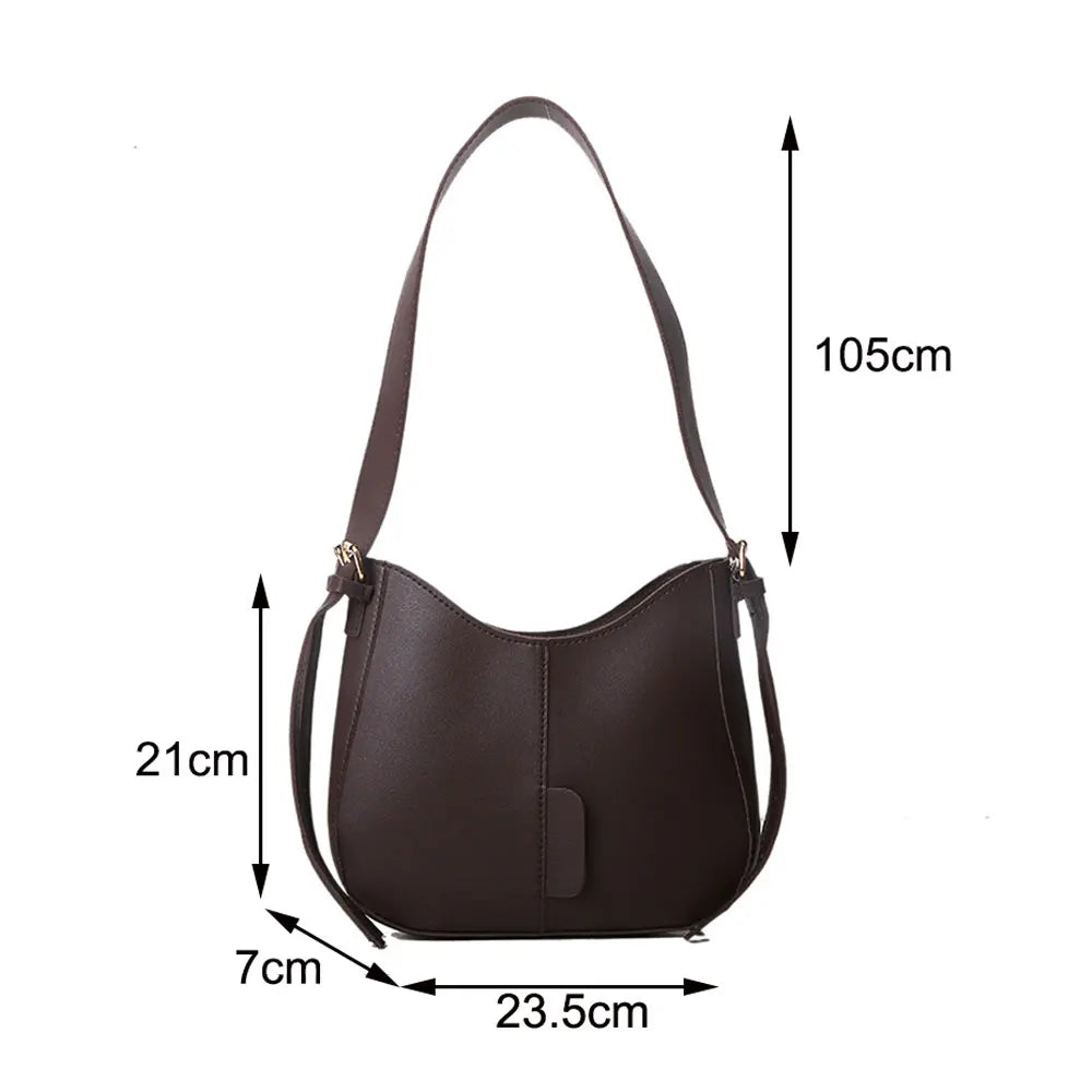 Autumn Square Leather Shoulder Bag for Women