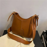 Autumn Square Leather Shoulder Bag for Women