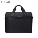 Men's 14 Inch Laptop Briefcase Oxford Crossbody Bag