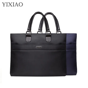 Oxford Men's Briefcase 14-Inch Laptop Bag - High Capacity Handbag