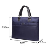 Oxford Men's Briefcase 14-Inch Laptop Bag - High Capacity Handbag