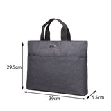 Oxford Men's Briefcase 14" Laptop Bag Handbag Office Document Organizer