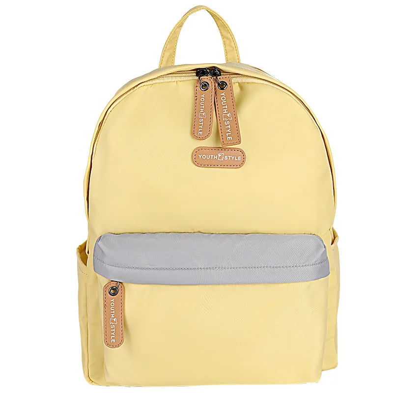 Street Women Backpack Multifunction Double Zipper For Teenager Girls