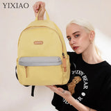Street Women Backpack Multifunction Double Zipper For Teenager Girls