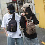 College School Bag Casual Shoulder Bags for Men Teenage Outdoor Travel