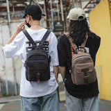 College School Bag Casual Shoulder Bags for Men Teenage Outdoor Travel