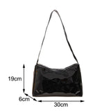 Women's Shoulder Bag Large Capacity Casual Square Leather Evening Clutch