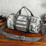 Men's Camo Travel Bag Gym Duffel Outdoor Shoulder Bag