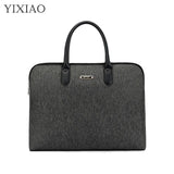Men's 14-Inch Laptop Briefcase Large Capacity Portfolio Handbag
