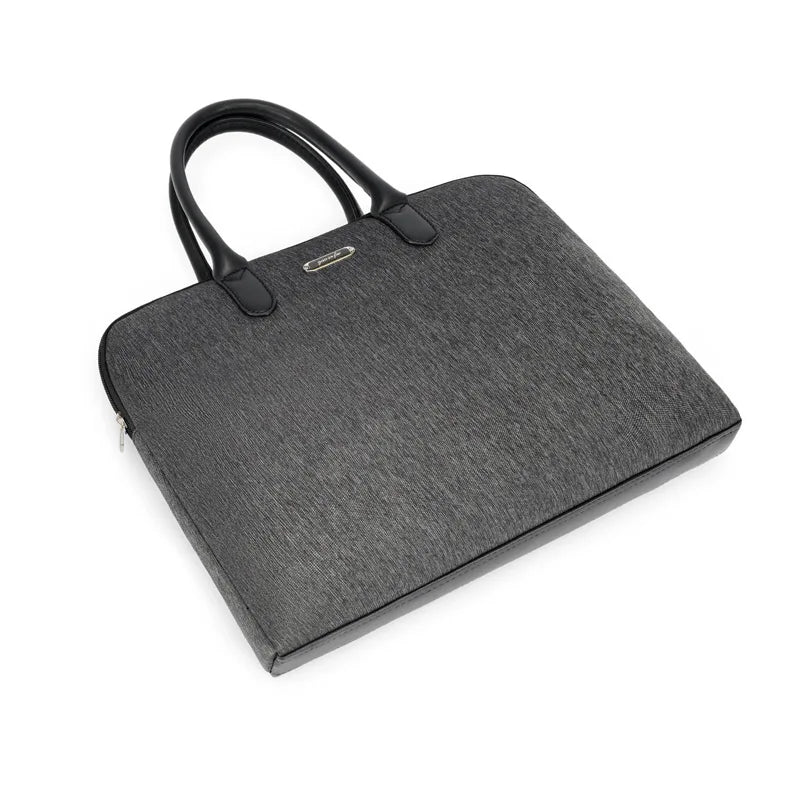 Men's 14-Inch Laptop Briefcase Large Capacity Portfolio Handbag