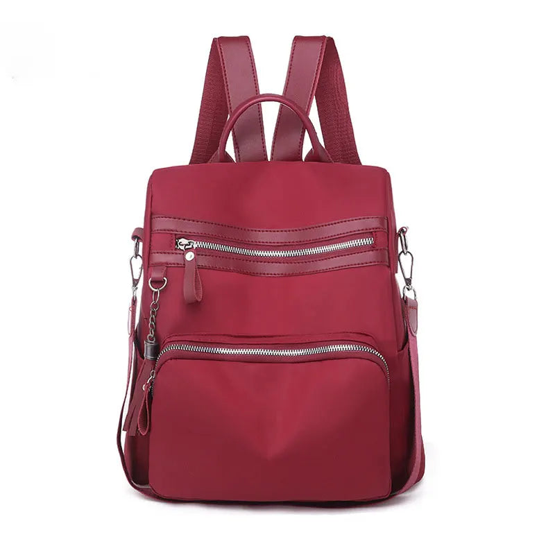 Large Capacity Women's School Backpack Multifunction Shoulder Bag